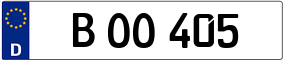 Truck License Plate